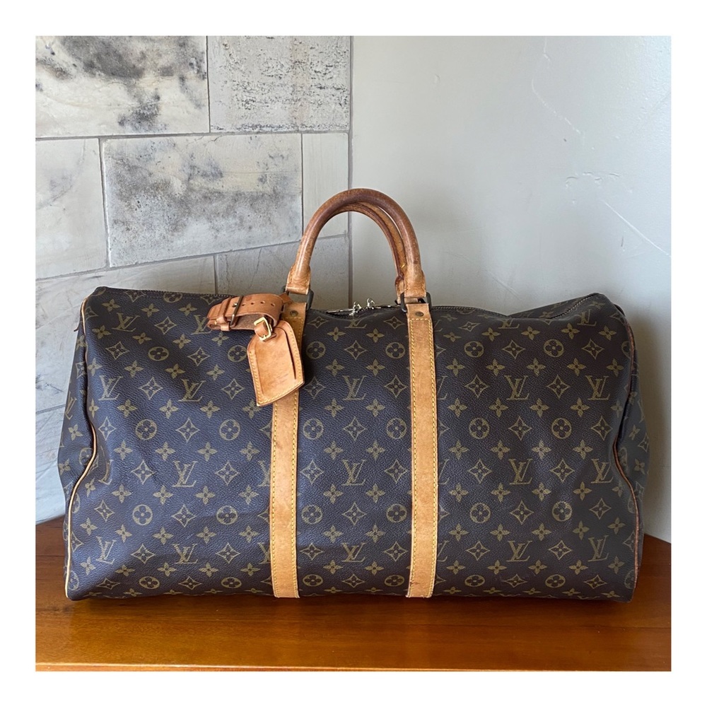 ❤️SOLD❤️AUTHENTIC LOUIS VUITTON KEEPALL 55 DUFFEL BAG VINTAGE MONOGRAM
